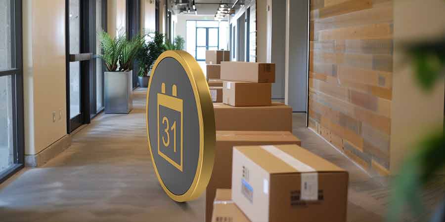 choose office moving date houston